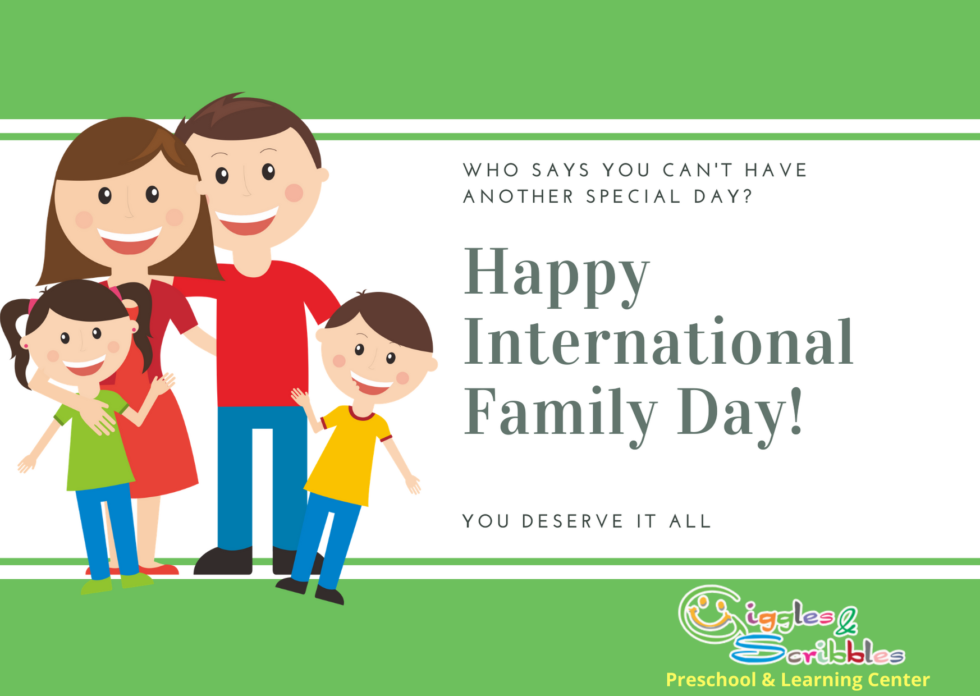Happy International Family Day Poster - Giggles N Scribbles